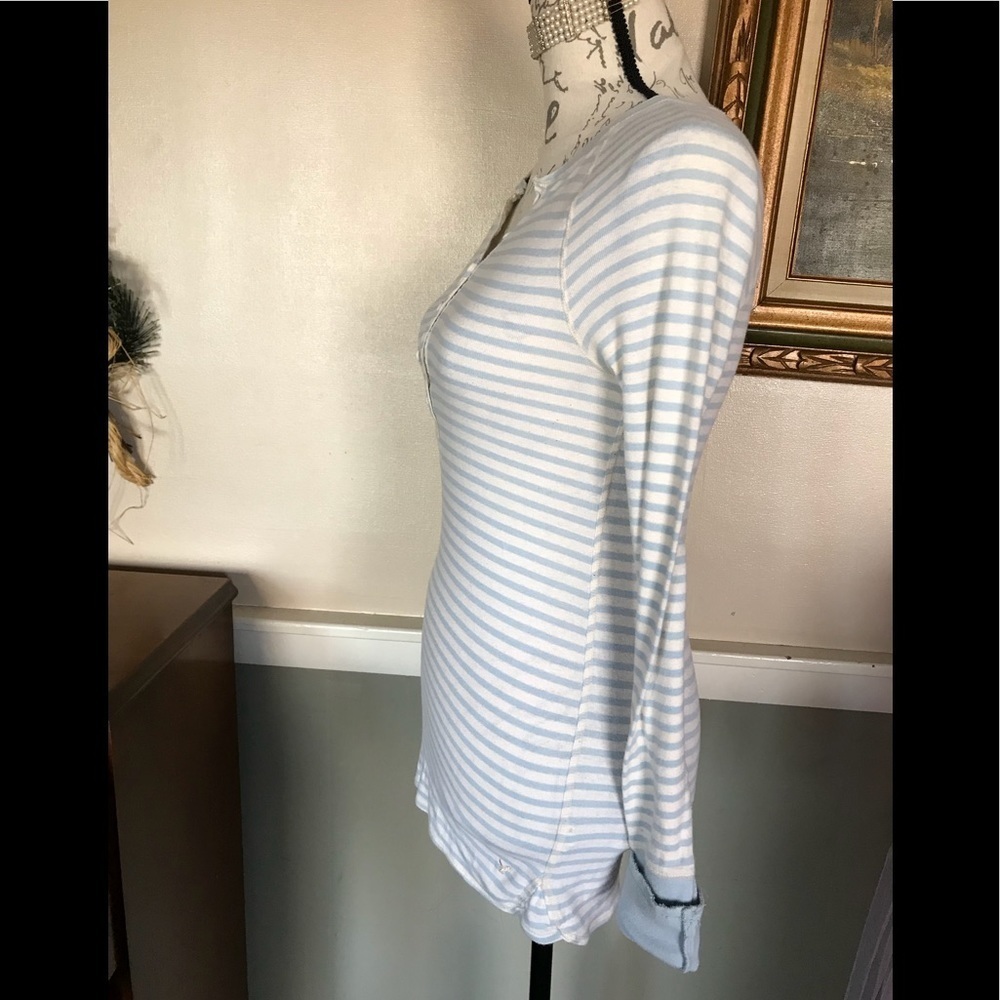 American Eagle Slim Fit Long Sleeve Henley Top M❗️FINAL SALE - Picture 5 of 8